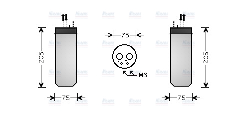 AVA Aircon Receiver Dryer Filter AID210