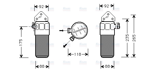 AVA Aircon Receiver Dryer Filter AID260