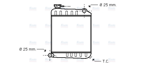 AVA Coolant Radiator AU2013