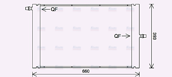 AVA Coolant Radiator AU2228