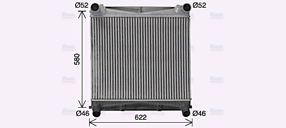 AVA Charge Air Intercooler AU4343