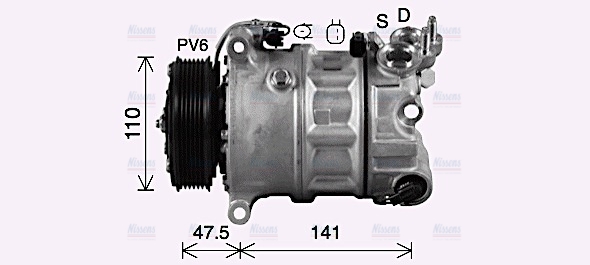 AVA Aircon Compressor AUAK341