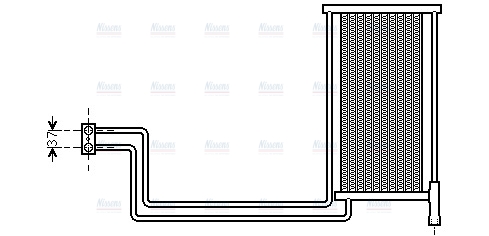 AVA Oil cooler BW3368