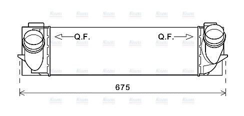 AVA Charge Air Intercooler BW4463