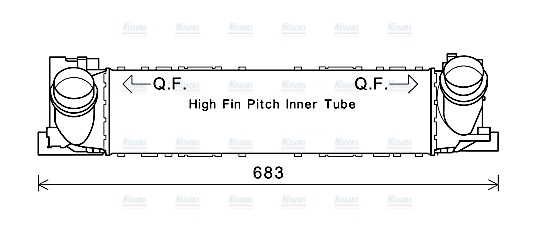 AVA Charge Air Intercooler BW4467