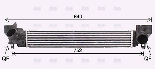 AVA Charge Air Intercooler BW4579