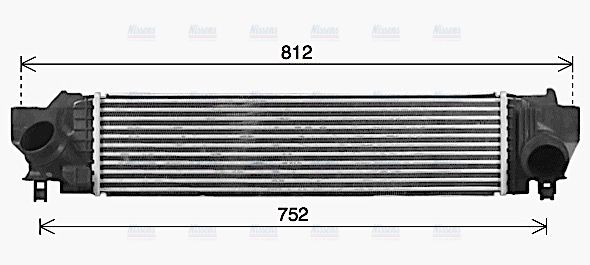 AVA Charge Air Intercooler BW4582