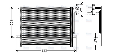 AVA Aircon Condenser BW5397