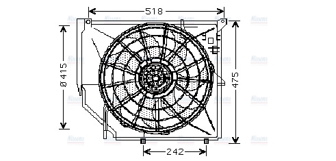 AVA Radiator Cooling Fan BW7502