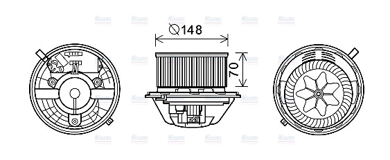 AVA Cabin Fan Blower Motor BW8462