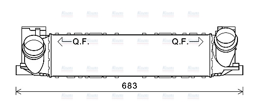 AVA Charge Air Intercooler BWA4464