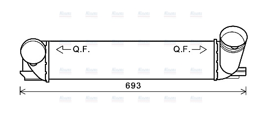 AVA Charge Air Intercooler BWA4473