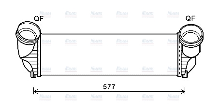 AVA Charge Air Intercooler BWA4543