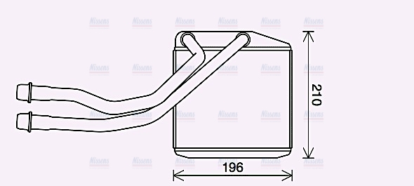 AVA Cabin Heater Core CN6314