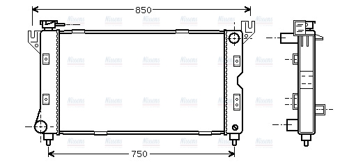 AVA Coolant Radiator CR2085
