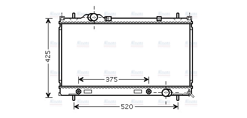 AVA Coolant Radiator CR2086