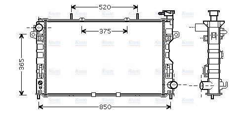 AVA Coolant Radiator CR2107