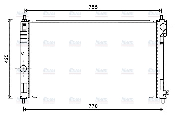 AVA Coolant Radiator CRA2121