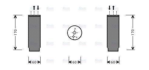 AVA Aircon Receiver Dryer Filter CRD073