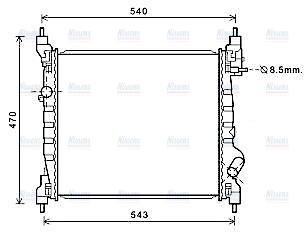 AVA Coolant Radiator CT2070