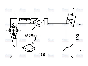 AVA Oil Cooler DF3053