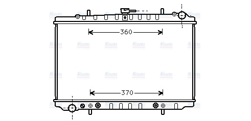 AVA Coolant Radiator DN2034
