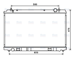 AVA Coolant Radiator DN2400