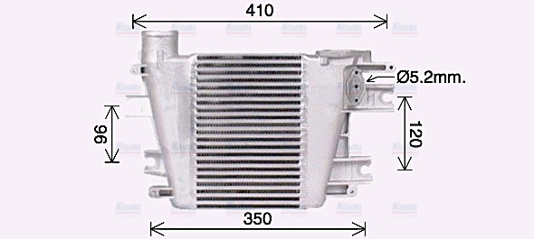 AVA Charge Air Intercooler DN4457