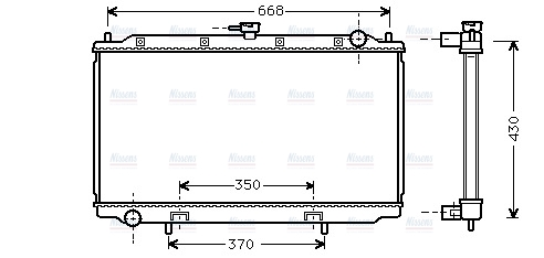 AVA Coolant Radiator DNA2181