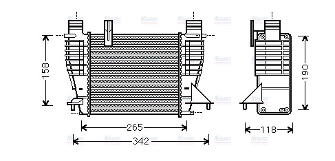 AVA Charge Air Intercooler DNA4356