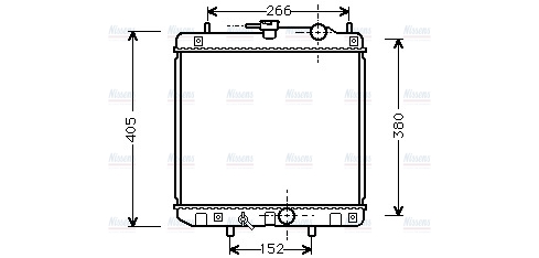AVA Coolant Radiator DU2035