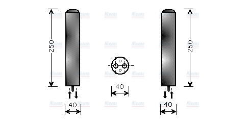 AVA Aircon Receiver Dryer Filter DWD050