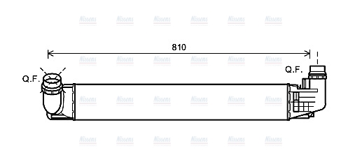 AVA Charge Air Intercooler DAA4009