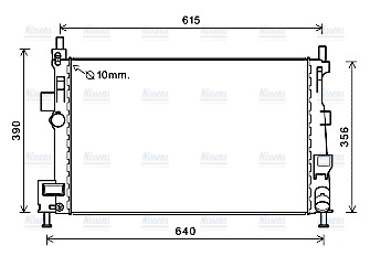 AVA Coolant Radiator FD2601