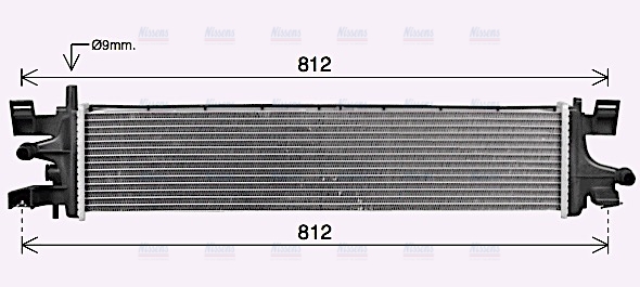 AVA Coolant Radiator FD2663