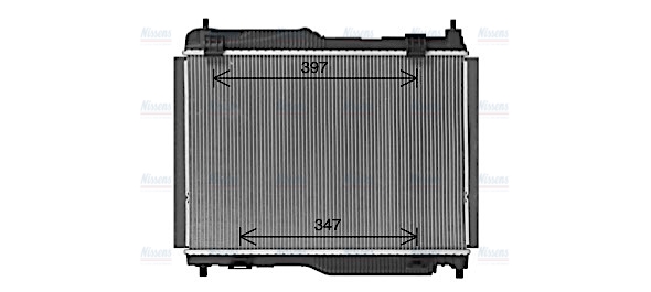 AVA Coolant Radiator FD2681