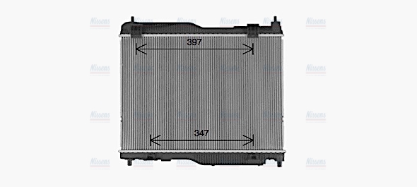 AVA Coolant Radiator FD2683
