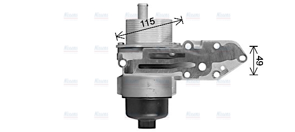 AVA Oil Cooler & Filter Housing FD3669H