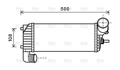 AVA Charge Air Intercooler FD4574