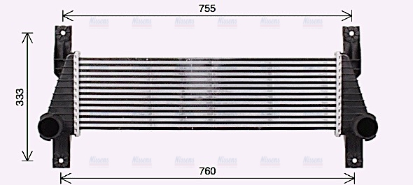 AVA Charge Air Intercooler FD4655