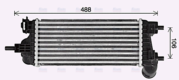AVA Charge Air Intercooler FD4662