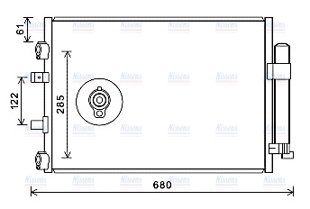 AVA Aircon Condenser FD5484D