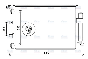 AVA Aircon Condenser FD5487D