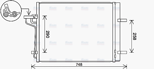 AVA Aircon Condenser FD5647D