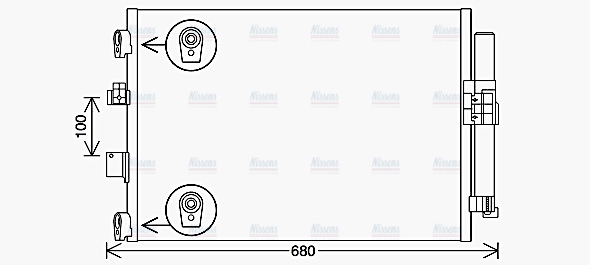 AVA Aircon Condenser FD5654D
