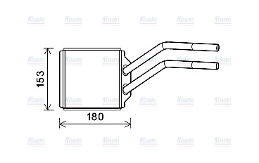 AVA Cabin Heater Core FD6614