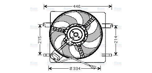 AVA Radiator Cooling Fan FD7515
