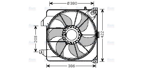 AVA Radiator Fan FD7538