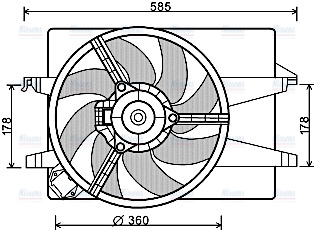 AVA Radiator Fan FD7552