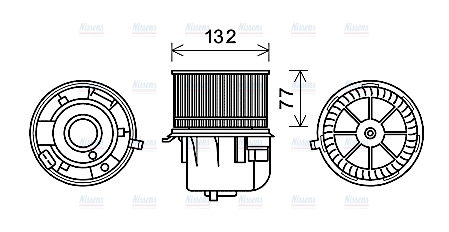 AVA Cabin Fan Blower Motor FD8572